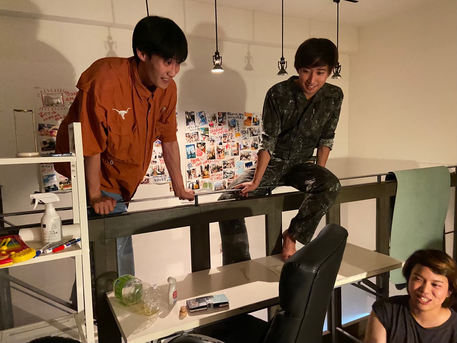 シーシャやゲームの様子